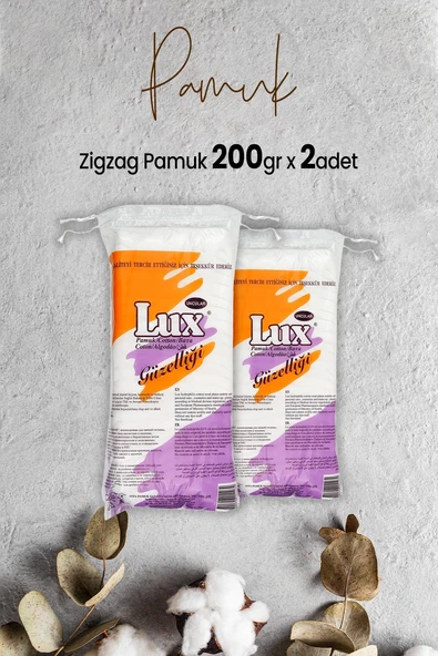 Lux Zigzag Pamuk 200 gr x 2 Adet ürün görseli 1