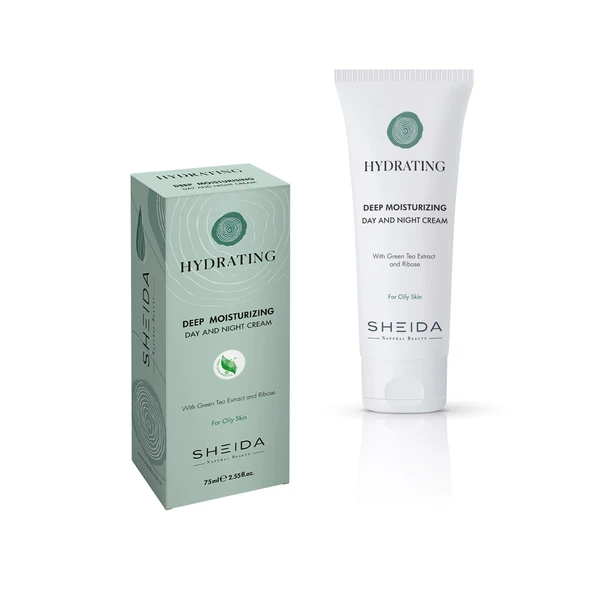 Sheida Hydrating Yoğun Nemlendirici Günlük Bakim Kremi 75ml - Yağlı Cilt İçin ürün görseli 1