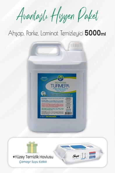 Turmepa Ahşap, Parke ve Laminat Yüzey Temizleyicisi 5 Litre dvc-5016812-32741 ürün görseli 1