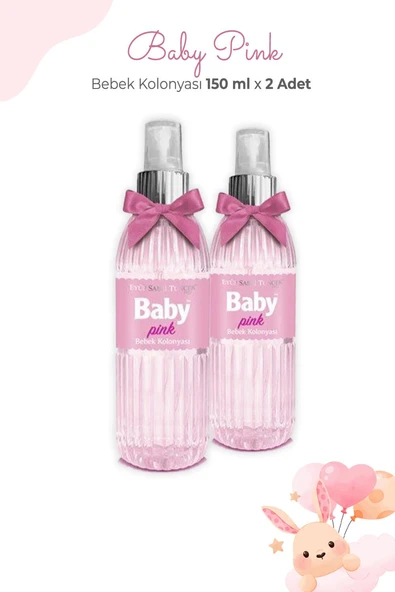 Eyüp Sabri Tuncer Baby Pınk Bebek Kolonyası 150 ml x 2 Adet ürün görseli 1