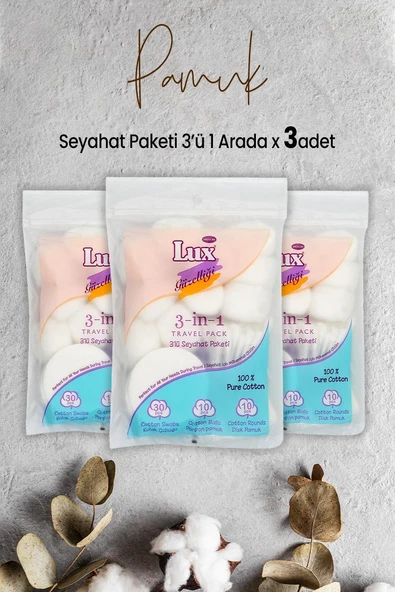 Lux 3' lü Seyahat Paketi x 3 Adet ürün görseli 1