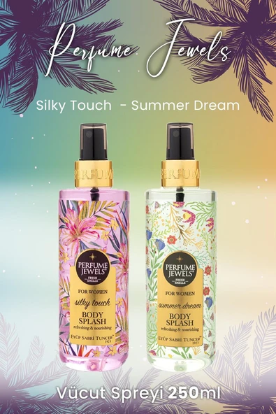 Eyüp Sabri Tuncer Pj Body Splash Silky Touch 250 ml ve Summer Dream 250 ml ürün görseli 1