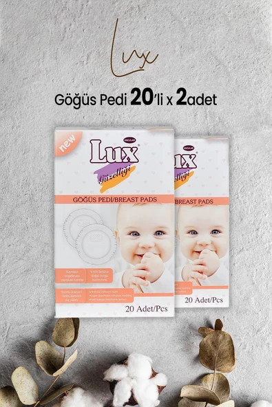 Lux Göğüs Pedi 20' li x 2 Adet ürün görseli 1