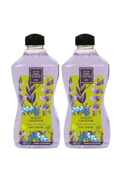 Eyüp Sabri Tuncer Alaçatı Lavantası Sıvı Sabun 1500 ml x 2 ürün görseli 1