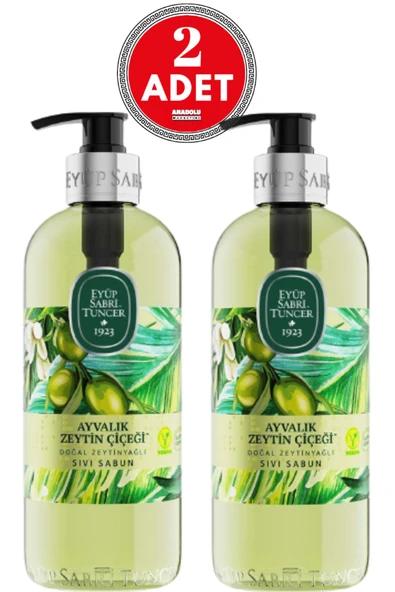 Eyüp Sabri Tuncer Ayvalık Zeytin Çiçeği Sıvı Sabun 500 ml X 2 Adet ürün görseli 1