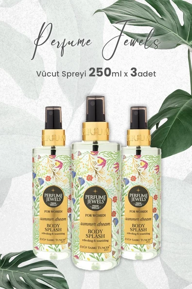 Eyüp Sabri Tuncer Body Splash Summer Dream 250 ml x 3 Adet ürün görseli 1