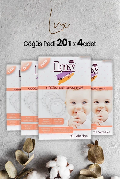 Lux Göğüs Pedi 20' li x 4 Adet ürün görseli 1