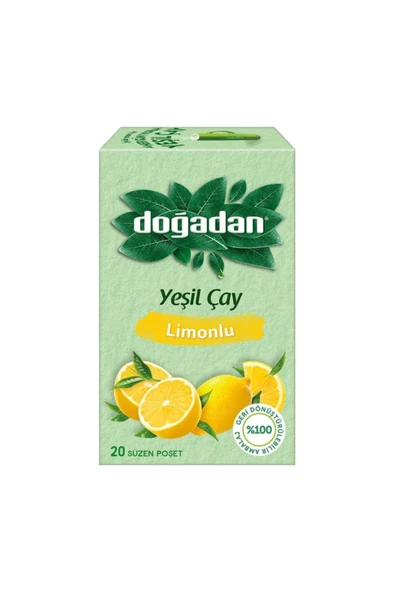 Doğadan Yeşil çay Limonlu 20'li dvc-5005507-18614 ürün görseli 1