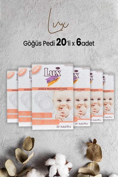 Lux Göğüs Pedi 20' li x 6 Adet ürün görseli 1