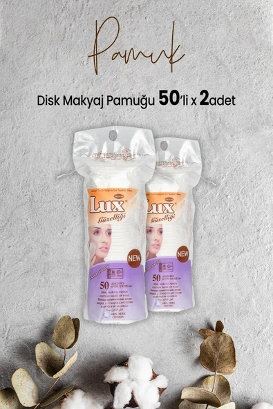 Lux Disk Makyaj Pamuğu 50'li x 2 Adet ürün görseli 1