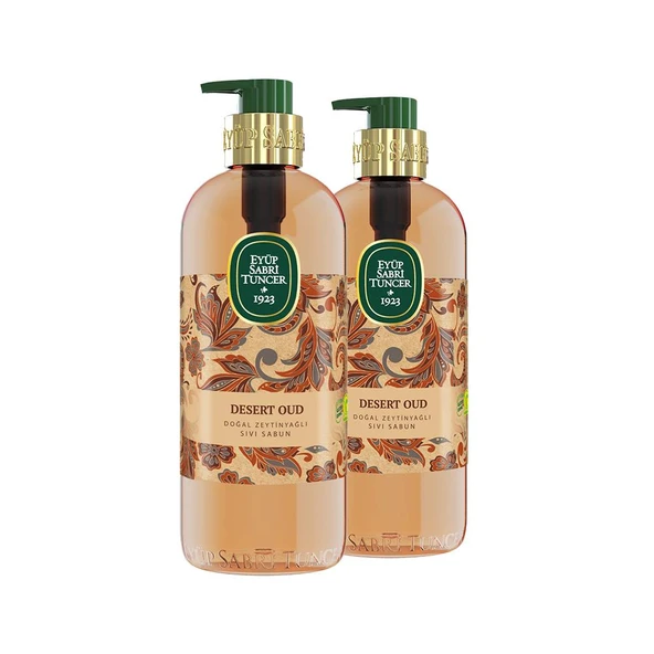 Eyüp Sabri Tuncer Desert Oud Doğal Zeytinyağlı Sıvı Sabun 500 ml x 2 ürün görseli 1