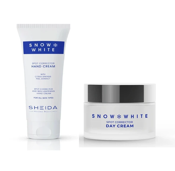 Sheida Snow White Leke Karşıtı El ve Yüz Bakım Seti ürün görseli 1