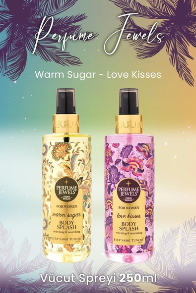 Eyüp Sabri Tuncer Pj Body Splash Warm Sugar 250 ml ve Love Kisses 250 ml ürün görseli 1