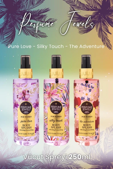 Eyüp Sabri Tuncer Vücut Spreyi Pure Love, Silky Touch ve The Adventure ürün görseli 1