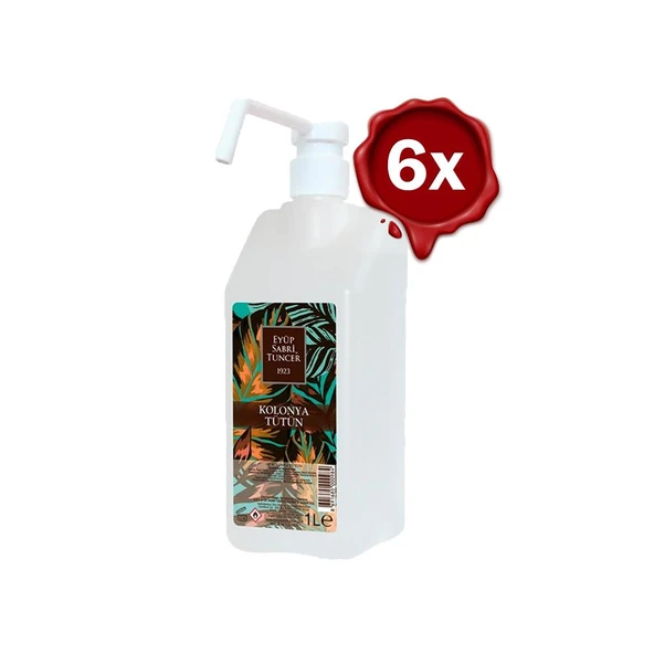 Eyüp Sabri Tuncer Tütün Kolonyası Sprey Başlıklı 1 lt x 6 ürün görseli 1