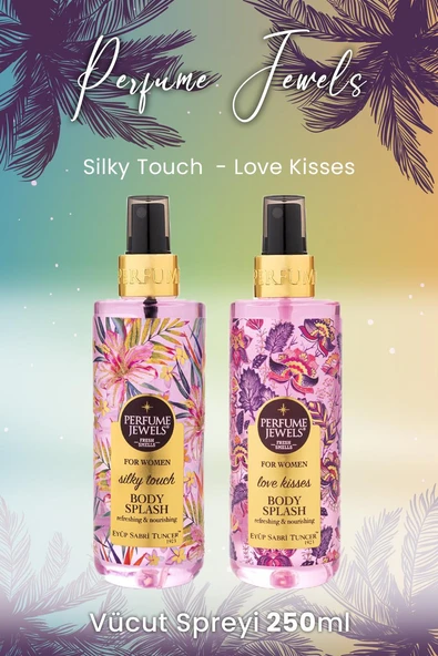 Eyüp Sabri Tuncer Pj Body Splash Silky Touch 250 ml ve Love Kisses 250 ml ürün görseli 1