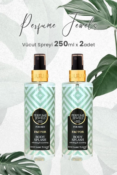 Eyüp Sabri Tuncer Body Splash Factor 250 ml x 2 Adet ürün görseli 1