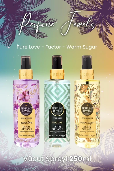 Eyüp Sabri Tuncer Vücut Spreyi Pure Love, Factor ve Warm Sugar ürün görseli 1