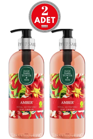 Eyüp Sabri Tuncer Amber Sıvı Sabun 500 ml x 2 Adet ürün görseli 1