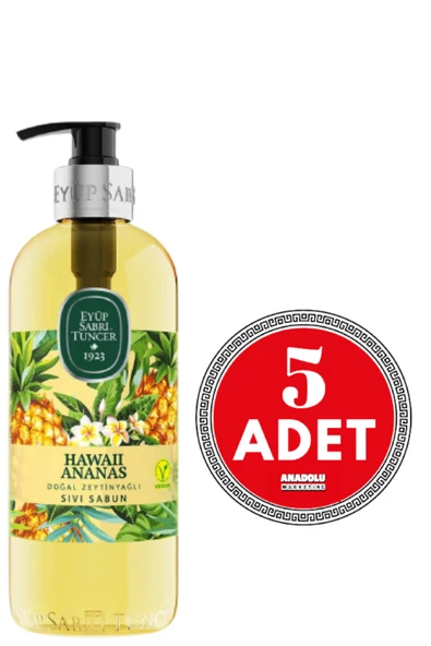 Eyüp Sabri Tuncer Sıvı Sabun Hawaii Ananas 500 ML x 5 Adet ürün görseli 1