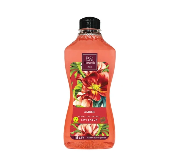 Eyüp Sabri Tuncer Doğal Zeytinyağlı Sıvı Sabun Amber 1500 ML x 2 ürün görseli 1