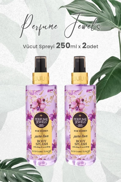 Eyüp Sabri Tuncer Pj Body Splash Pure Love 250 ml x 2 Adet ürün görseli 1