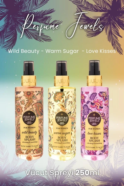 Eyüp Sabri Tuncer Vücut Spreyi Wild Beauty, Warm Sugar ve Love Kisses ürün görseli 1