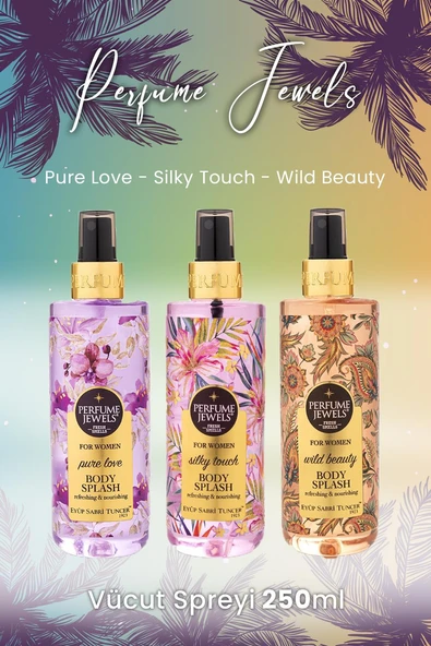 Eyüp Sabri Tuncer Vücut Spreyi Pure Love, Silky Touch ve Wild Beauty ürün görseli 1