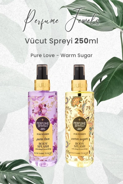 Eyüp Sabri Tuncer Pj Body Splash Pure Love 250 ml ve Warm Sugar 250 ml ürün görseli 1