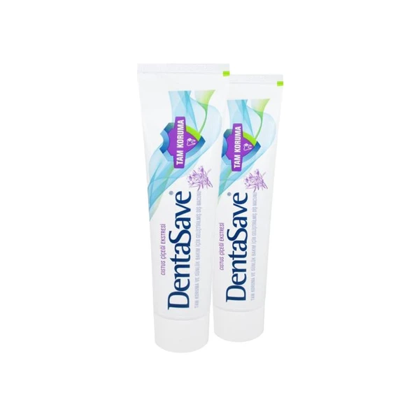 DentaSave Diş Macunu Tam Koruma Cıstus Çiçeği 75 ml x 2 ürün görseli 1