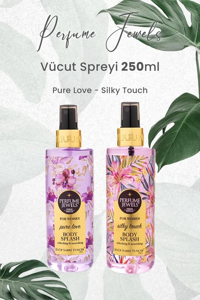 Eyüp Sabri Tuncer Pj Body Splash Pure Love 250 ml ve Silky Touch 250 ml ürün görseli 1