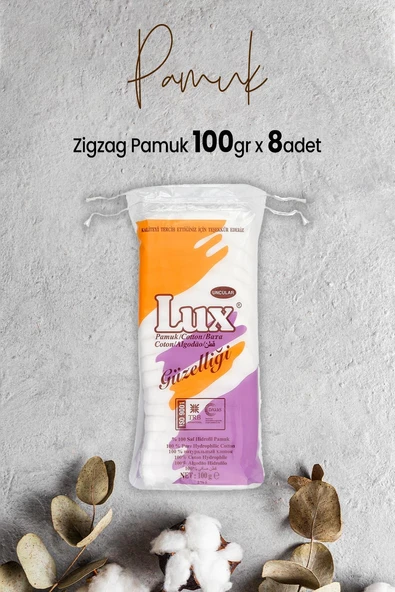 Lux Zigzag Pamuk 100 gr x 8 Adet ürün görseli 1