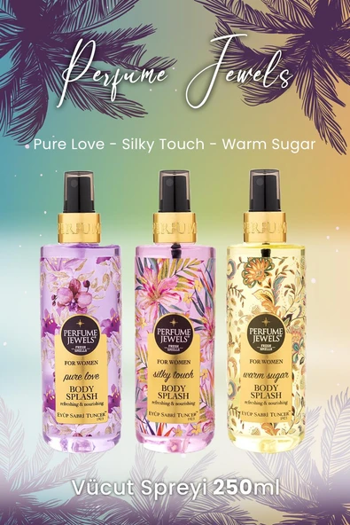 Eyüp Sabri Tuncer Vücut Spreyi Pure Love, Silky Touch ve Warm Sugar ürün görseli 1
