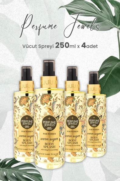 Eyüp Sabri Tuncer Pj Body Splash Warm Sugar 250 ml x 4 Adet ürün görseli 1