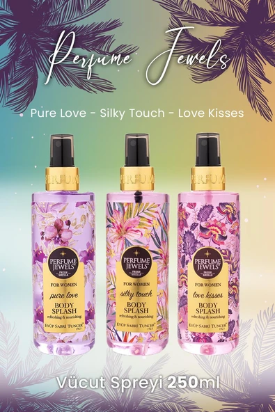 Eyüp Sabri Tuncer Vücut Spreyi Pure Love, Silky Touch ve Love Kisses ürün görseli 1