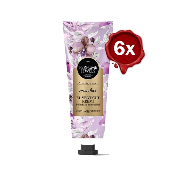 Eyüp Sabri Tuncer Pure Love El ve Vücut Kremi 50 ml Tüp x 6 ürün görseli 1
