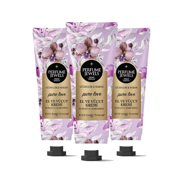 Eyüp Sabri Tuncer Pure Love El ve Vücut Kremi 50 ml Tüp x 3 ürün görseli 1