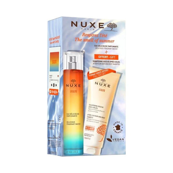 Nuxe Sun Parfüm 100ml & Güneş Sonrası Şampuanı 200 ml Set ürün görseli 1