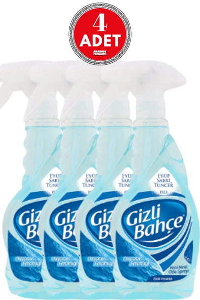 Eyüp Sabri Tuncer Gizli Bahçe Oda Kokusu Okyanus Ferahlığı 500 ml x 4 Adet ürün görseli 1