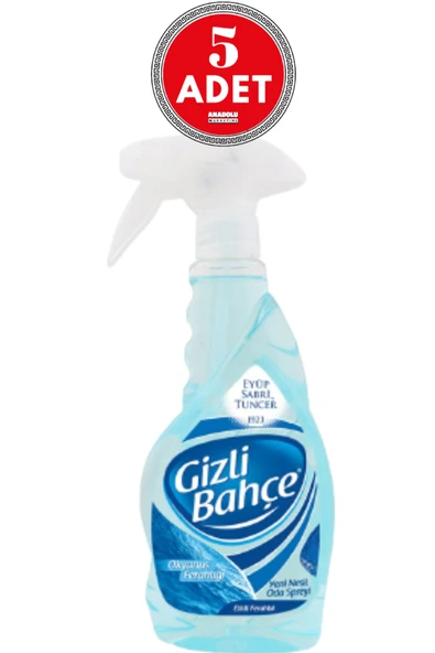 Eyüp Sabri Tuncer Gizli Bahçe Oda Kokusu Okyanus Ferahlığı 500 ml x 5 Adet ürün görseli 1