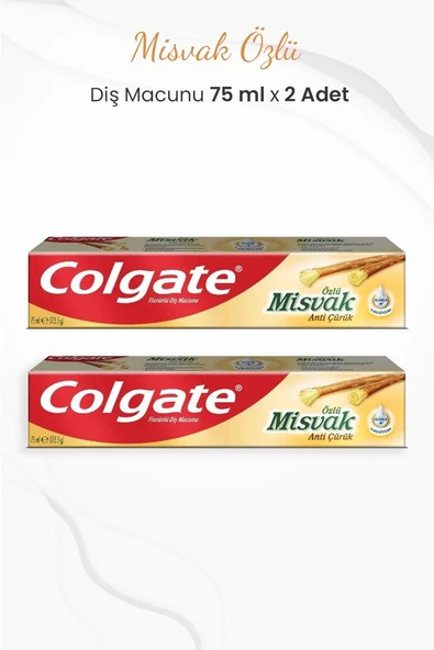 Colgate Misvak Özlü Diş Macunu 75 ml x 2 Adet ürün görseli 1