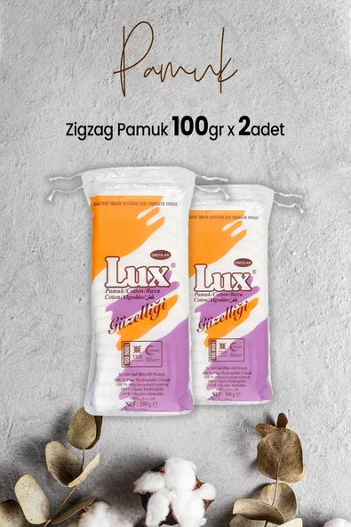 Lux Zigzag Pamuk 100 gr x 2 Adet ürün görseli 1