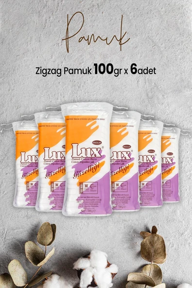 Lux Zigzag Pamuk 100 gr x 6 Adet ürün görseli 1