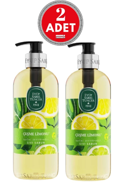 Eyüp Sabri Tuncer Çeşme Limonu Sıvı Sabun 500 ml x 2 Adet ürün görseli 1