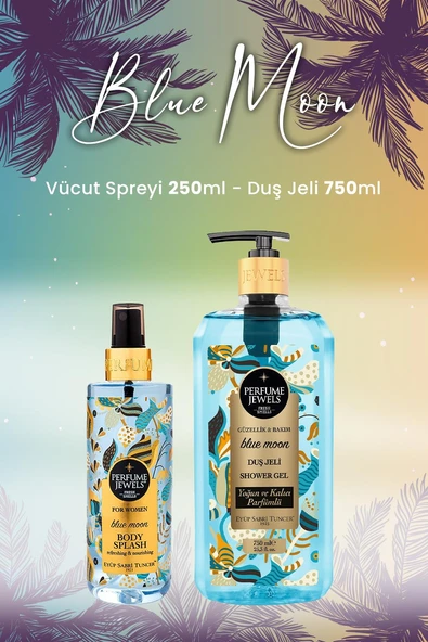 Eyüp Sabri Tuncer Blue Moon Vücut Spreyi 250 ml ve Duş Jeli 750 ml ürün görseli 1