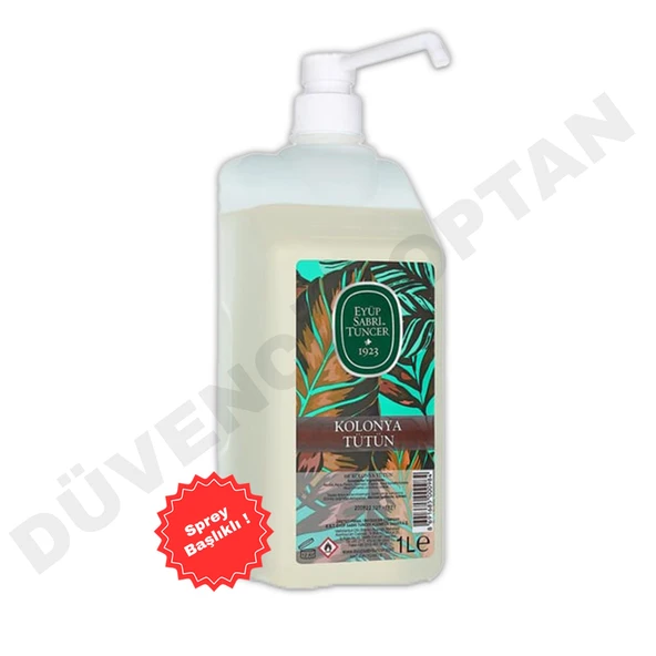 Eyüp Sabri Tuncer Sprey Başlıklı Tütün Kolonyası 1 Litre ürün görseli 1