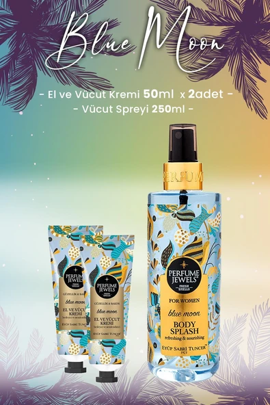 Eyüp Sabri Tuncer Blue Moon Vücut Spreyi 250 ml ve Krem 50 ml x 2 Adet ürün görseli 1