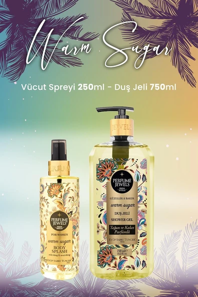 Eyüp Sabri Tuncer Warm Sugar Vücut Spreyi 250 ml ve Duş Jeli 750 ml ürün görseli 1