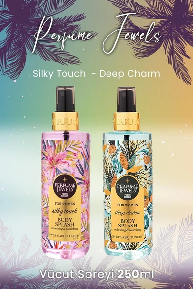 Eyüp Sabri Tuncer Pj Body Splash Silky Touch 250 ml ve Deep Charm 250 ml ürün görseli 1