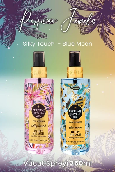 Eyüp Sabri Tuncer Pj Body Splash Silky Touch 250 ml ve Blue Moon 250 ml ürün görseli 1